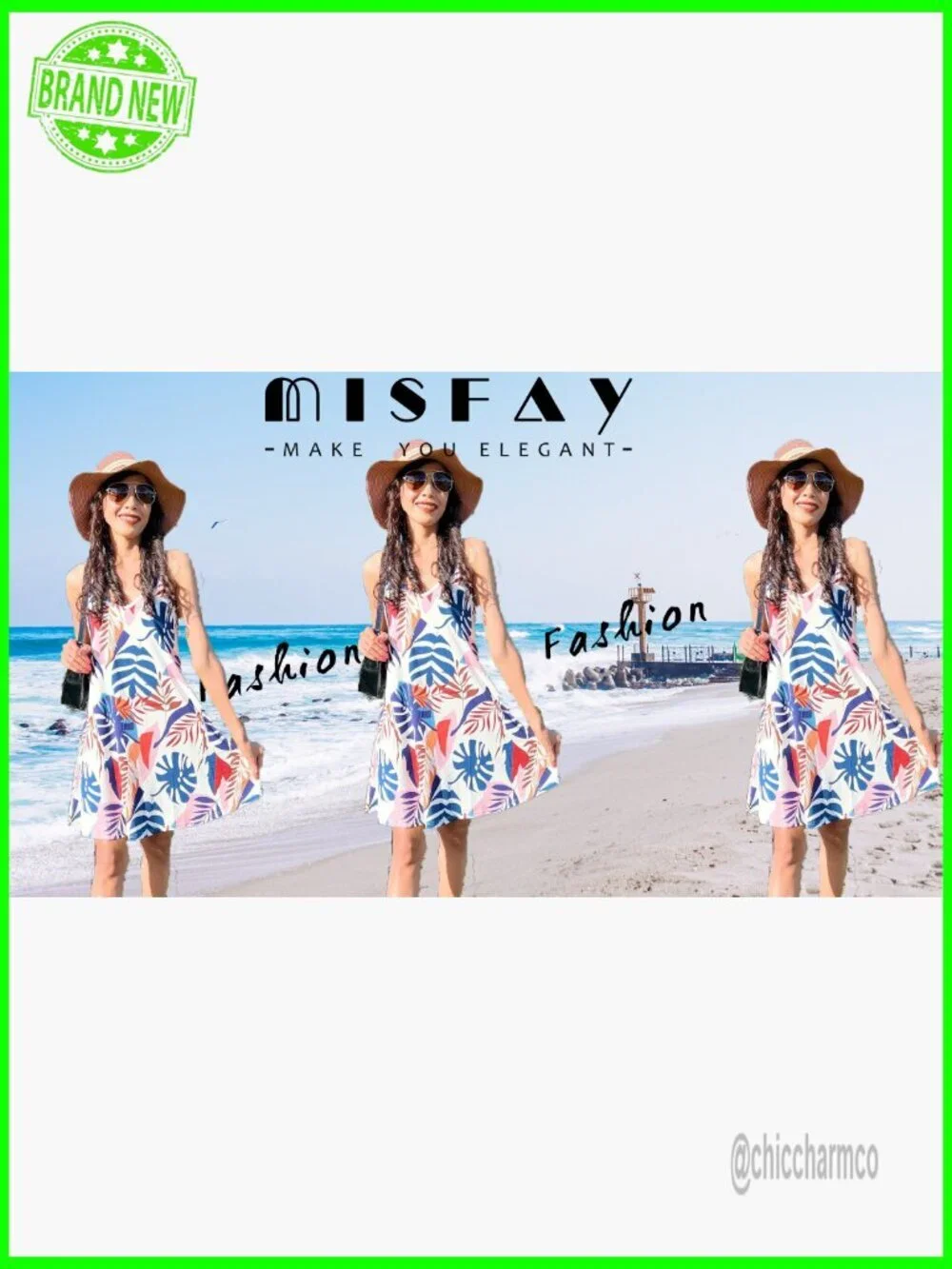 Spaghetti Strap Swing Tank Beach Cover Up Dress with Pockets